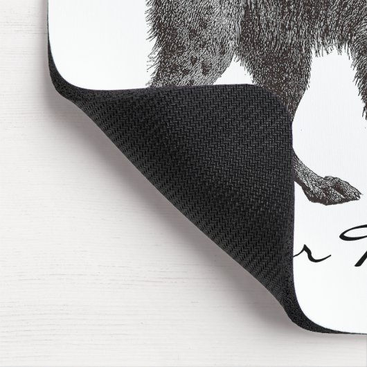 Gepunktet Hyena Mousepad (Ecke)