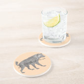 Gepunktet Hyena Untersetzer (Seite)