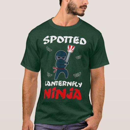 Gepunktet Lanternfly Ninja T-Shirt (Vorderseite)