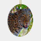 Gepunktet Leopard Keramikornament (Rechts)