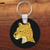 Gepunktet Leopard Schlüsselanhänger (Vorderseite)