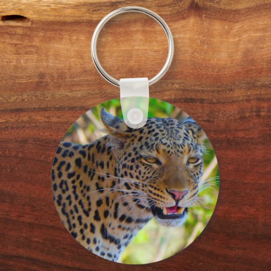 Gepunktet Leopard Schlüsselanhänger (Vorderseite)