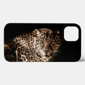 Gepunktet Leopard Starring Case-Mate iPhone Hülle (Rückseite (Horizontal))