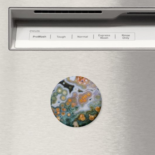 Gepunktet Ocean Jasper Magnet (In Situ (Geschirrspüler))