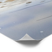 Gepunktet Sandpiper Bird Art Print Poster (Ecke)