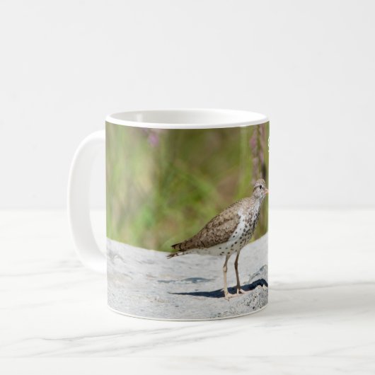 Gepunktet Sandpiper Kaffeetasse (Vorderseite Links)