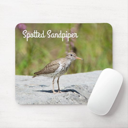 Gepunktet Sandpiper Mousepad (Mit Mouse)