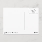 Gepunktet Spider Postkarte (Rückseite)