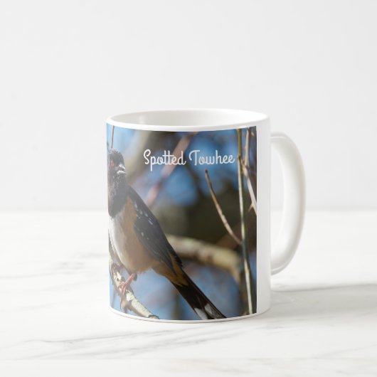 Gepunktet Towhee Kaffeetasse (VorderseiteRechts)