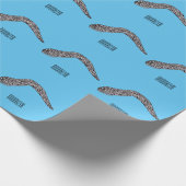 Gepunktete Abbildung des Cartoon Geschenkpapier (Ecke)