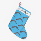 Gepunktete Abbildung des Cartoon Kleiner Weihnachtsstrumpf (Vorderansicht (hängend))