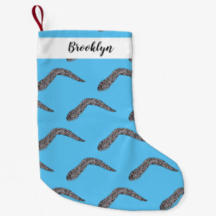 Gepunktete Abbildung des Cartoon Kleiner Weihnachtsstrumpf