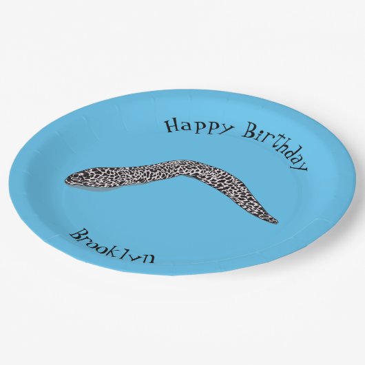 Gepunktete Abbildung des Cartoon Pappteller (Schrägansicht)