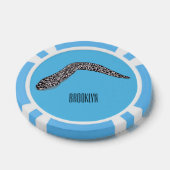 Gepunktete Abbildung des Cartoon Pokerchips (Einzeln)