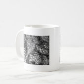 Gepunktete Blätter Kaffeetasse (Vorderseite Links)