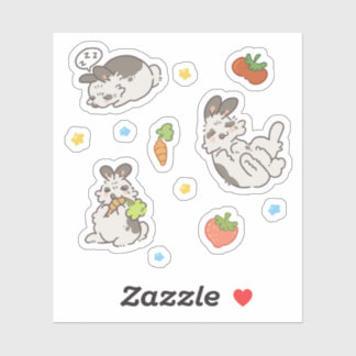 Gepunktete Bunny Sticker