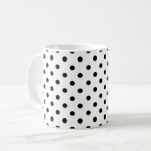 🌼 gepunktete Elegance: Circle Round Tasse (Vorderseite Links)