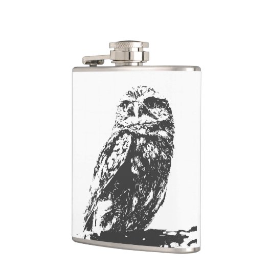 Gepunktete Eulen-Flasche Flachmann (Links)