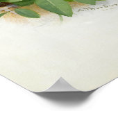 Gepunktete Fliegenfänger, KunstIllustration Poster (Ecke)