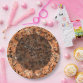 Gepunktete Geologie Stone Texturfläche Pappteller (Party)