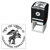 Gepunktete Giraffe nach dem Buchnamen der Baumbibl Permastempel (Beispiel)