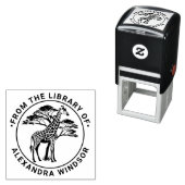 Gepunktete Giraffe von Baumhirte 2 Bibliotheksname Permastempel (Beispiel)