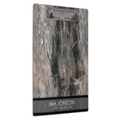 Gepunktete graue Tones Marmorsteinstruktur Klemmbrett (Rechts)