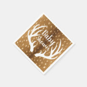 Gepunktete Hirschfresser Serviette (Ecke)