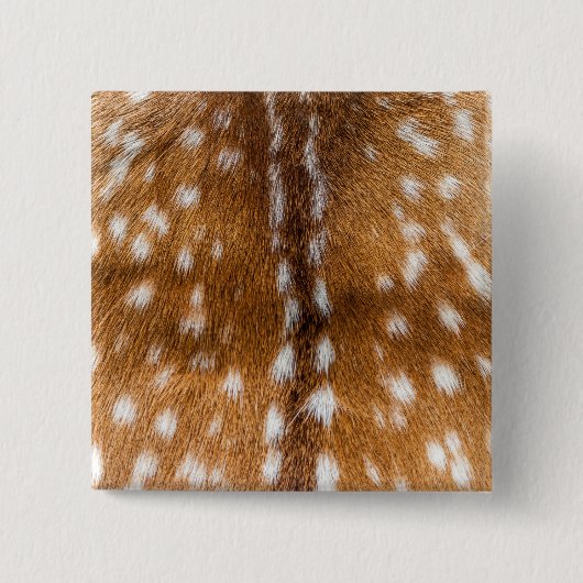 Gepunktete Hirschpelzstruktur Button (Vorderseite)