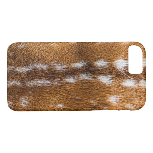Gepunktete Hirschpelzstruktur Case-Mate iPhone Hülle (Rückseite (Horizontal))