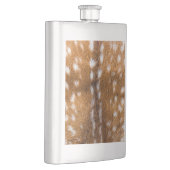 Gepunktete Hirschpelzstruktur Flachmann (Rechts)