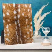 Gepunktete Hirschpelzstruktur Fotoplatte (Seite)