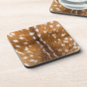 Gepunktete Hirschpelzstruktur Getränkeuntersetzer (Linke Seite)