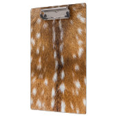 Gepunktete Hirschpelzstruktur Klemmbrett (Links)