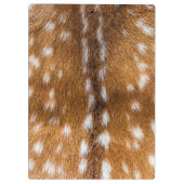 Gepunktete Hirschpelzstruktur Klemmbrett (Rückseite)