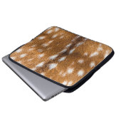Gepunktete Hirschpelzstruktur Laptopschutzhülle (Vorne Knopf)