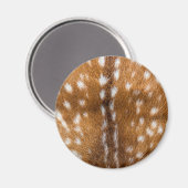 Gepunktete Hirschpelzstruktur Magnet (Vorderseite/Rückseite)