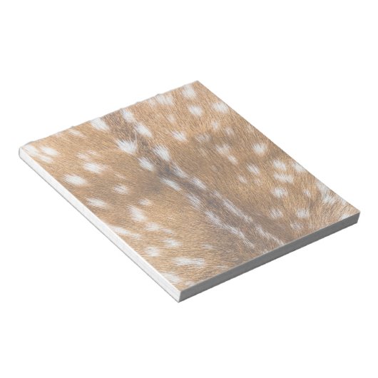 Gepunktete Hirschpelzstruktur Notizblock (angewinkelt)