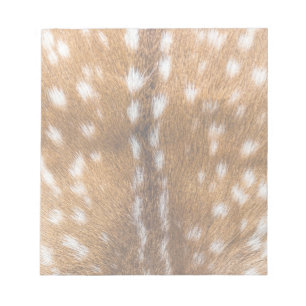 Gepunktete Hirschpelzstruktur Notizblock