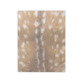 Gepunktete Hirschpelzstruktur Notizblock (Rotiert)