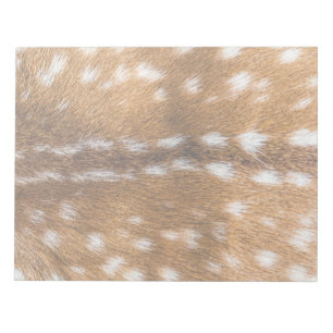 Gepunktete Hirschpelzstruktur Notizblock