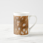 Gepunktete Hirschpelzstruktur Porzellantasse (Rechts)