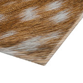 Gepunktete Hirschpelzstruktur Schneidebrett (Ecke)