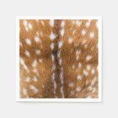 Gepunktete Hirschpelzstruktur Serviette (Vorderseite)