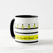 Gepunktete Hummeln-Tasse Tasse (Vorderseite Links)