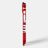 Gepunktete Hunde & Knochen Welpen Niedlicher Spaß Case-Mate iPhone Hülle (Rückseite / Links)