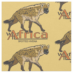 Gepunktete Hyäne Stoff