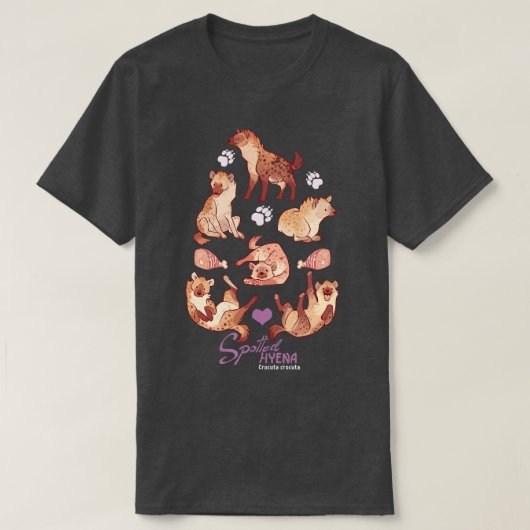 Gepunktete Hyäne T-Shirt (Design vorne)