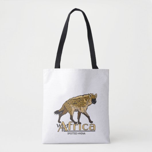 Gepunktete Hyäne. Wild Afrika Tasche (Vorderseite)