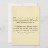 Gepunktete Hyänen-Einladung Einladung (Rückseite)